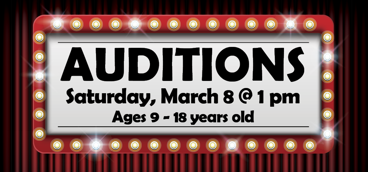 Auditions banner.