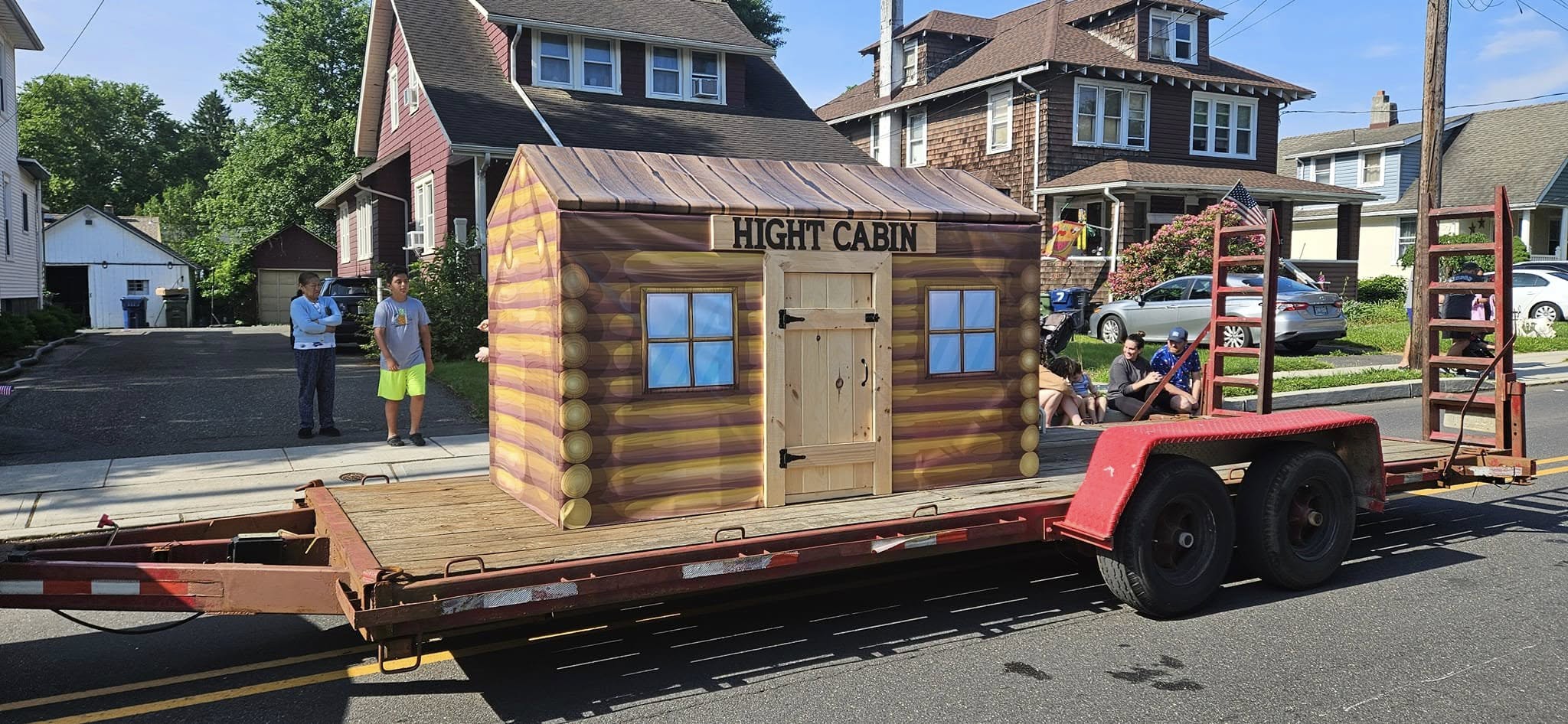 Hight Cabin in the Memorial Day parade.