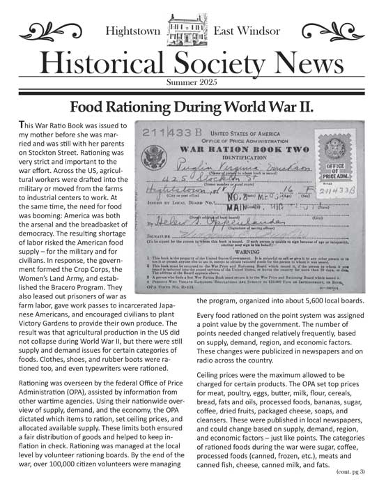 Summer 2025 newsletter.